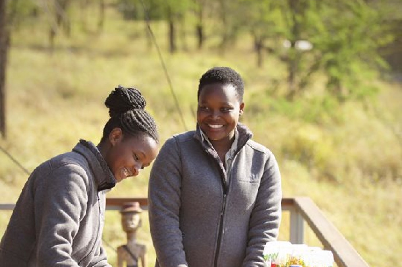 Morgenmad ved Dunia Camp