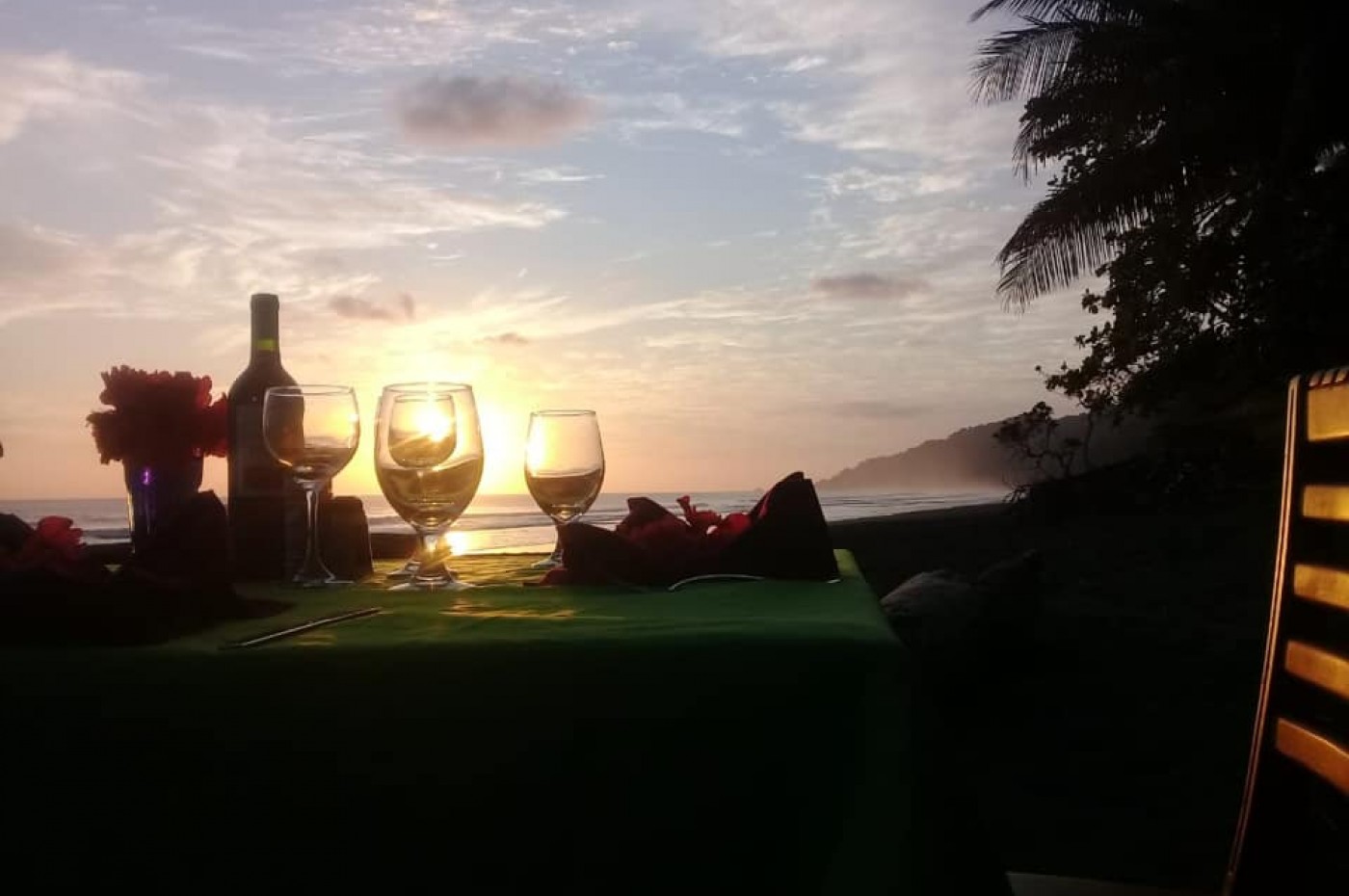 Aftenstemning ved La Leona