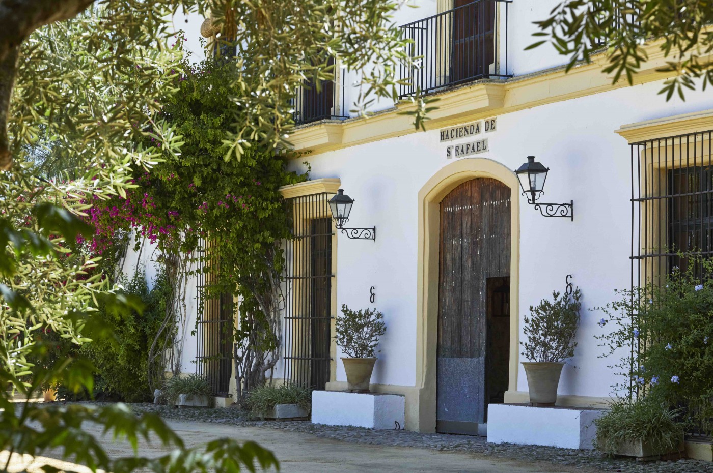 indgang til Hacienda de San Rafael, Las Cabezas, Andalusien