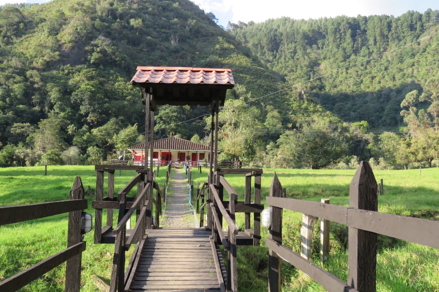 Eco hotel La Cabaña, Kafferegionen, Colombia