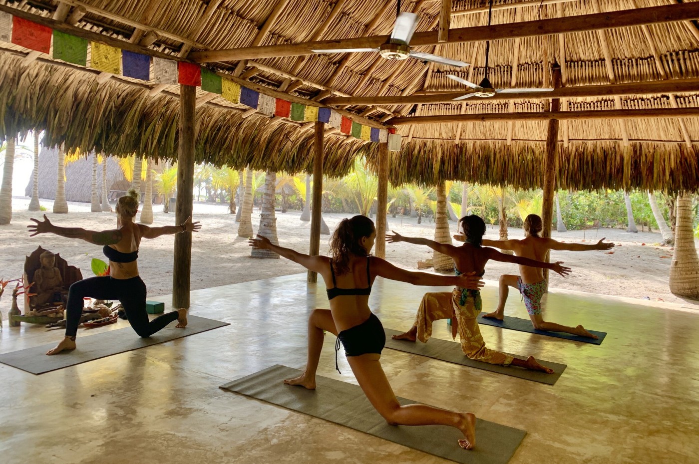 Yoga på Gitana del Mar, Tayrona Santa Marta, Colombia