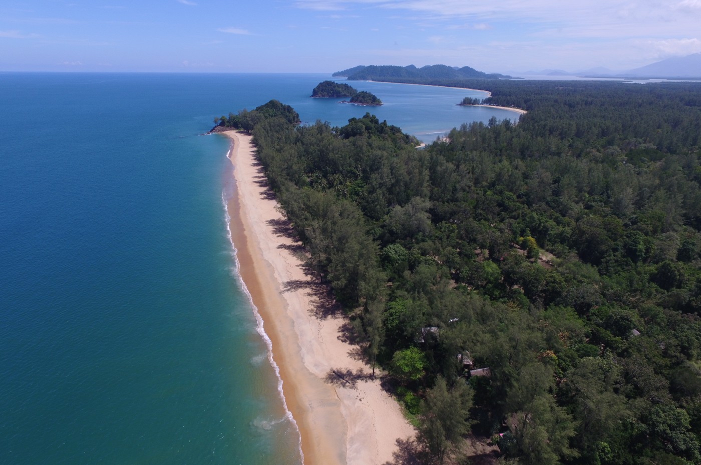 stranden langs BABA Ecolodge, Koh Phra Thong