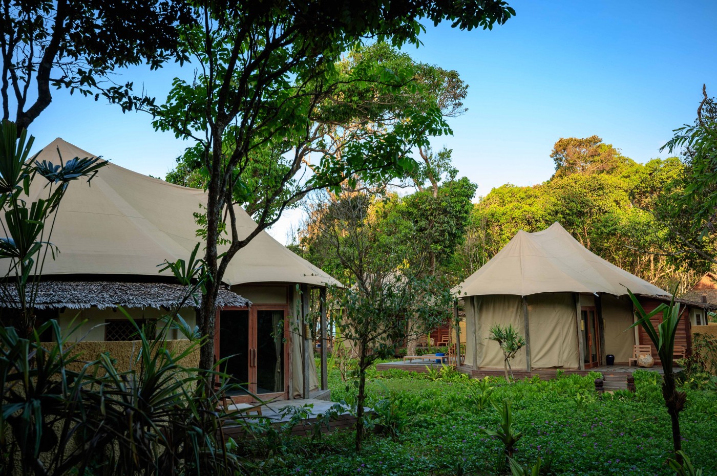 Myanmar Wa Ale tents