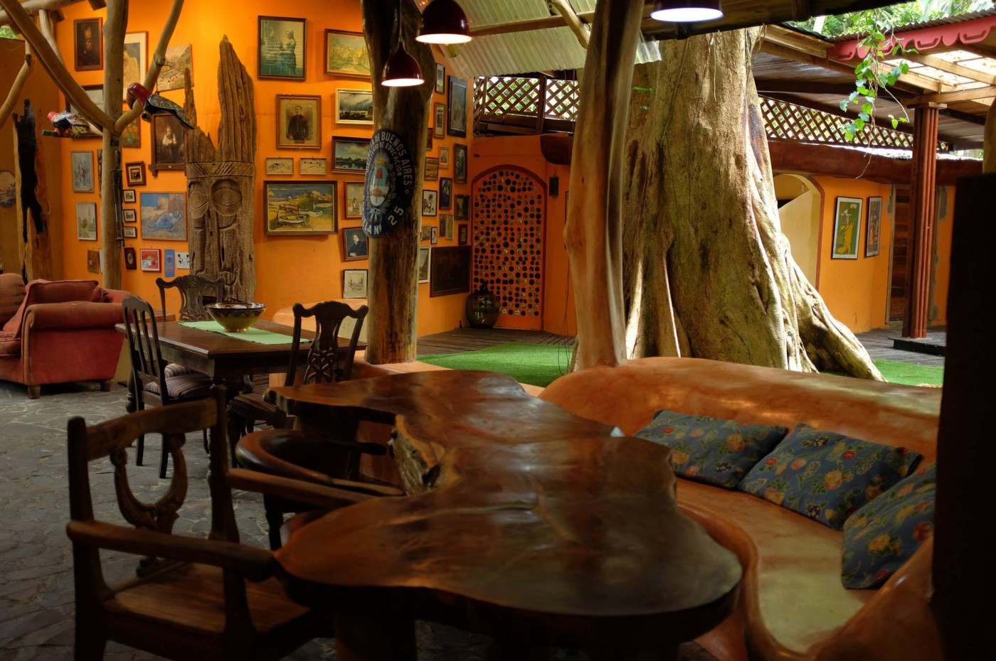 Tree House lodge en del af naturen