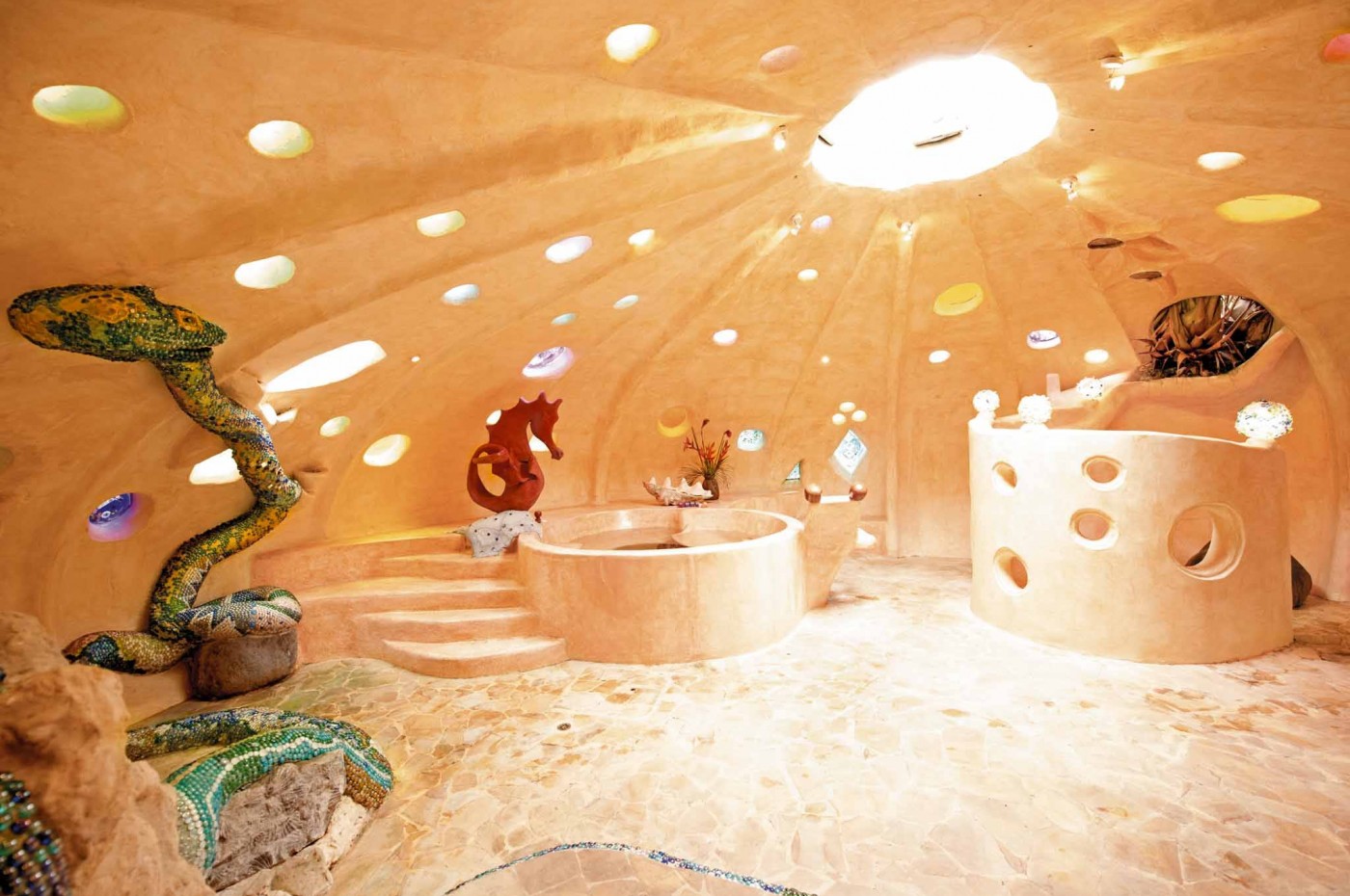 Hver bungalow på Treehouse Lodge er unikt og individuelt indrettet