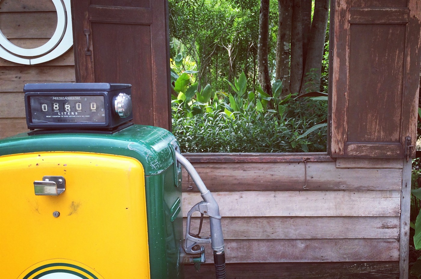 Benzinstationen i Chiang Khan