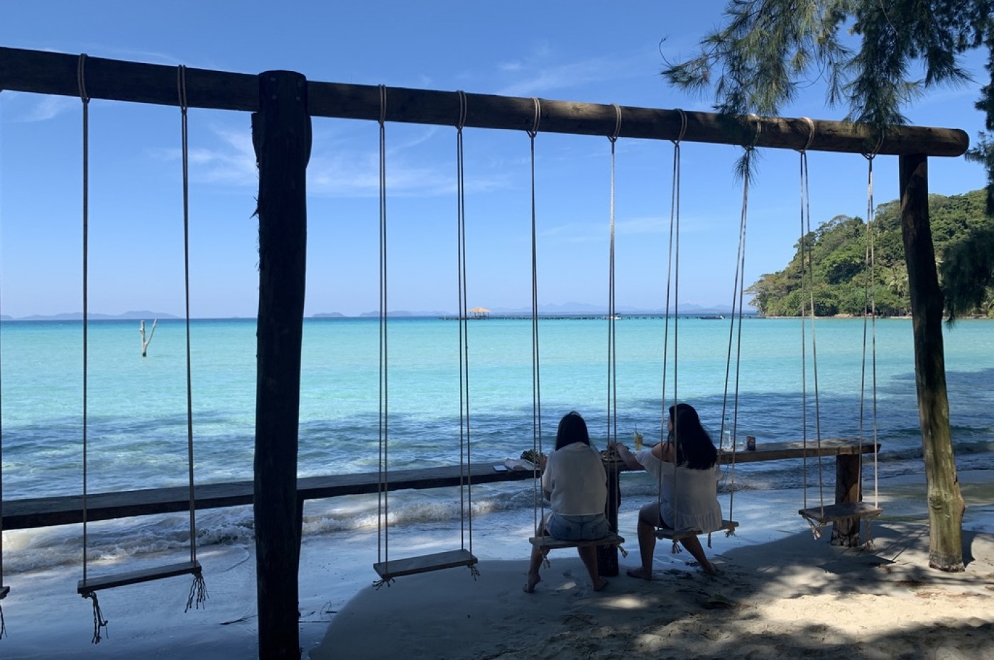 Soneva Kiri private beach