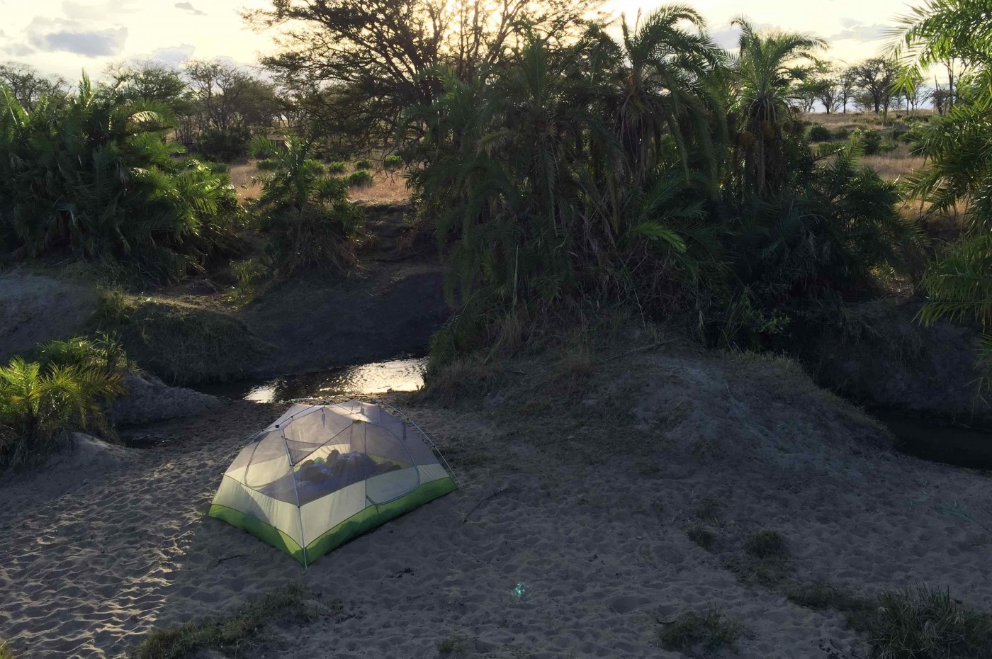 Wayo fly camping, Tanzania