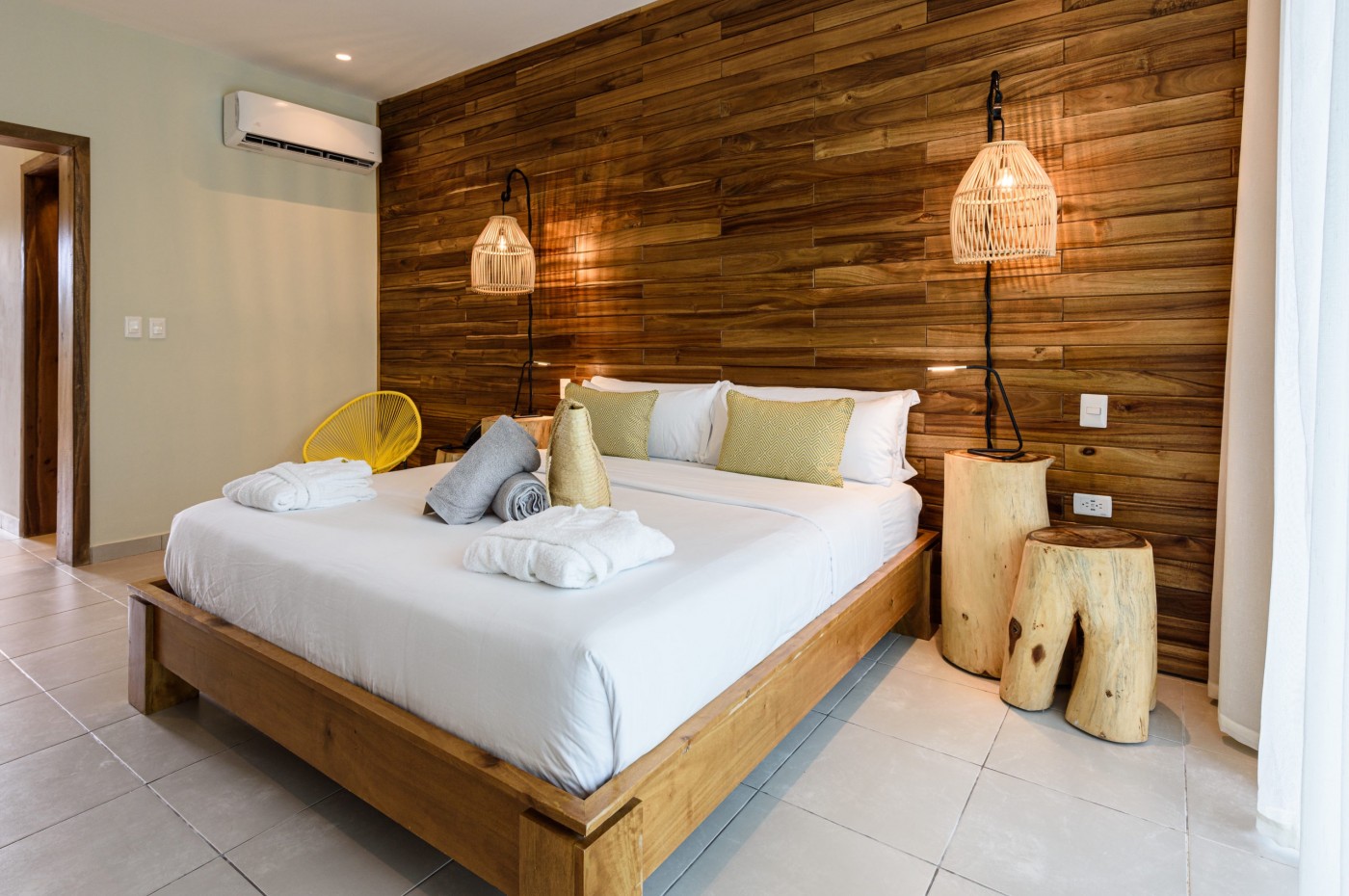 deluxe terrace værelse på Saman Boutique Hotel, Las Terrenas, Samana-halvøen