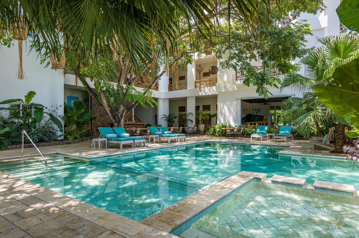 poolen på Saman Boutique Hotel, Las Terrenas, Samana-halvøen