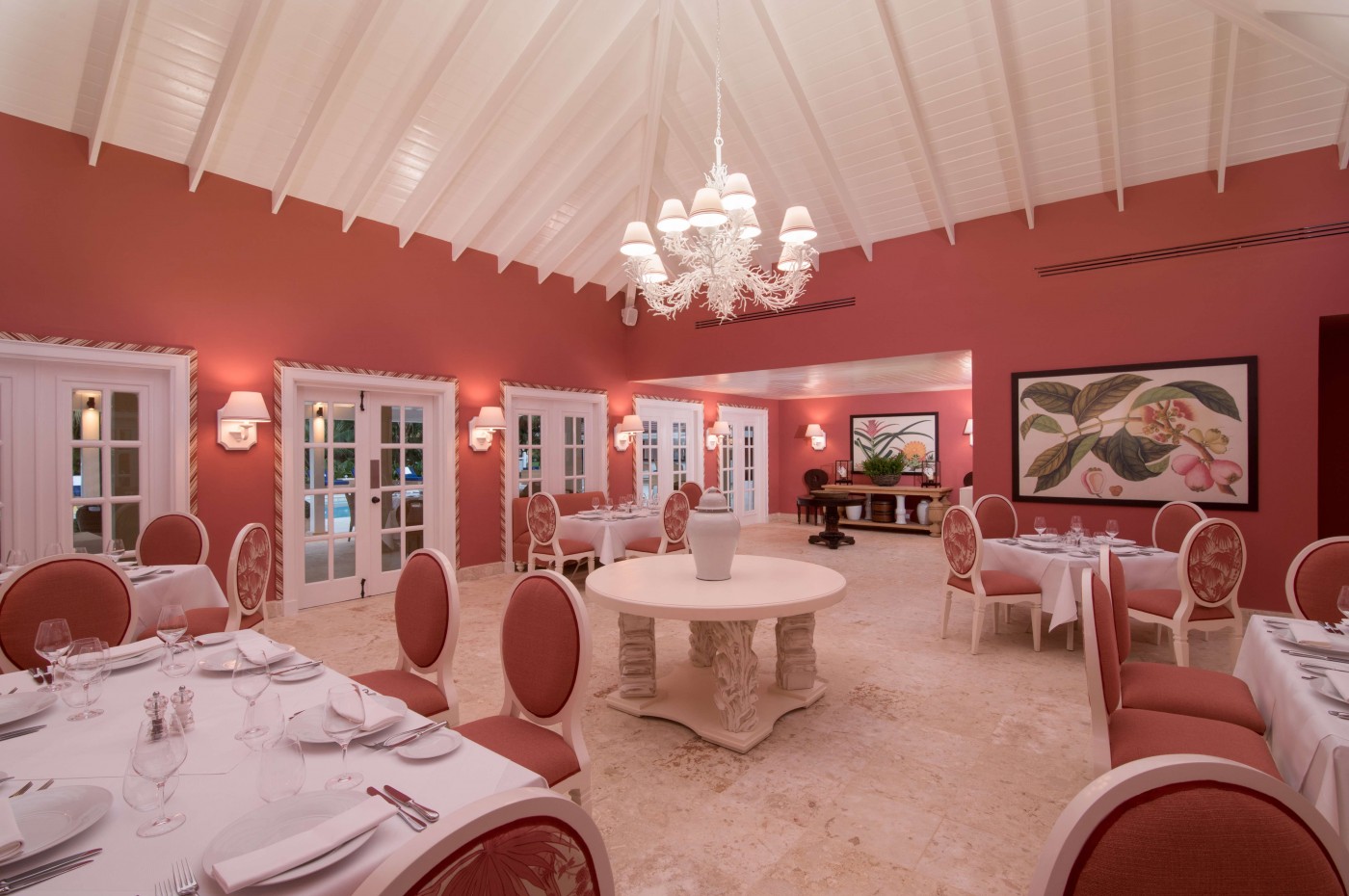 Bamboo Restaurant på Tortuga Bay, Punta Cana, Den Dominikanske Republik