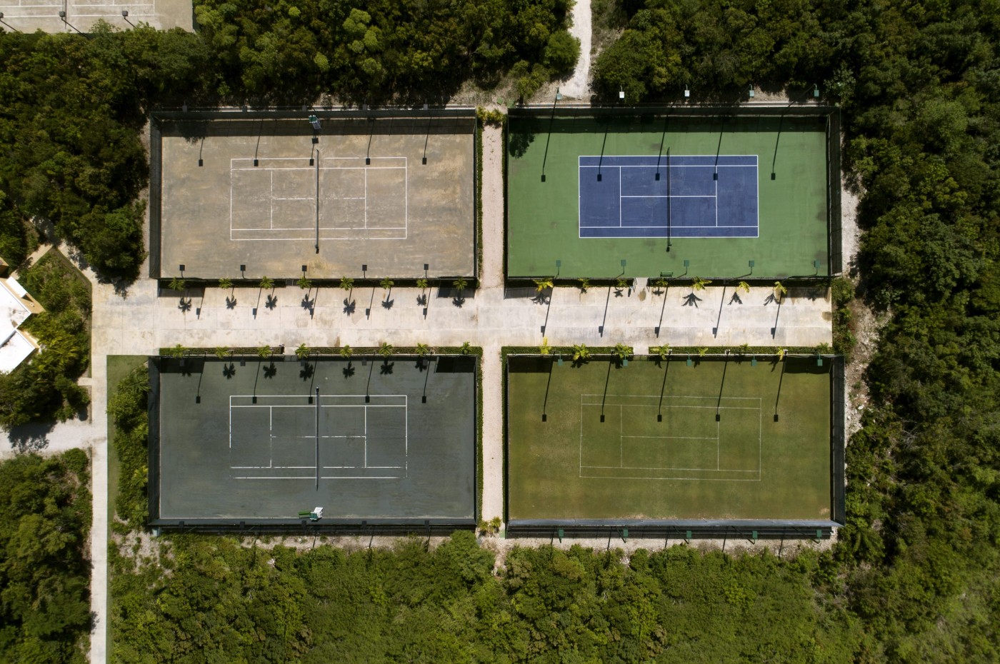 Tennis på Tortuga Bay, Punta Cana, Den Dominikanske Republik