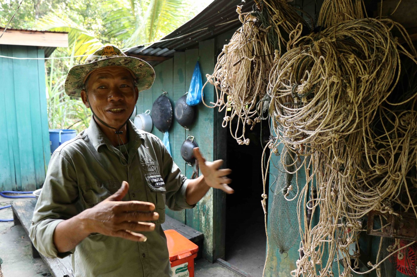 ranger fra Cardamom Tented Camp, Cambodja