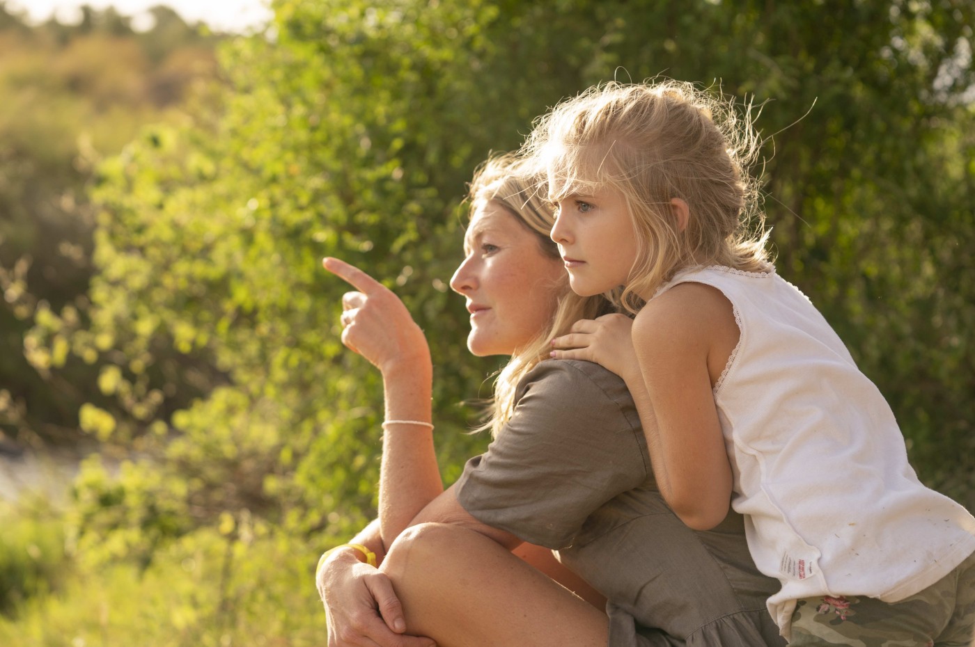 mor og datter på El Karama Lodge, Laikipia, Kenya