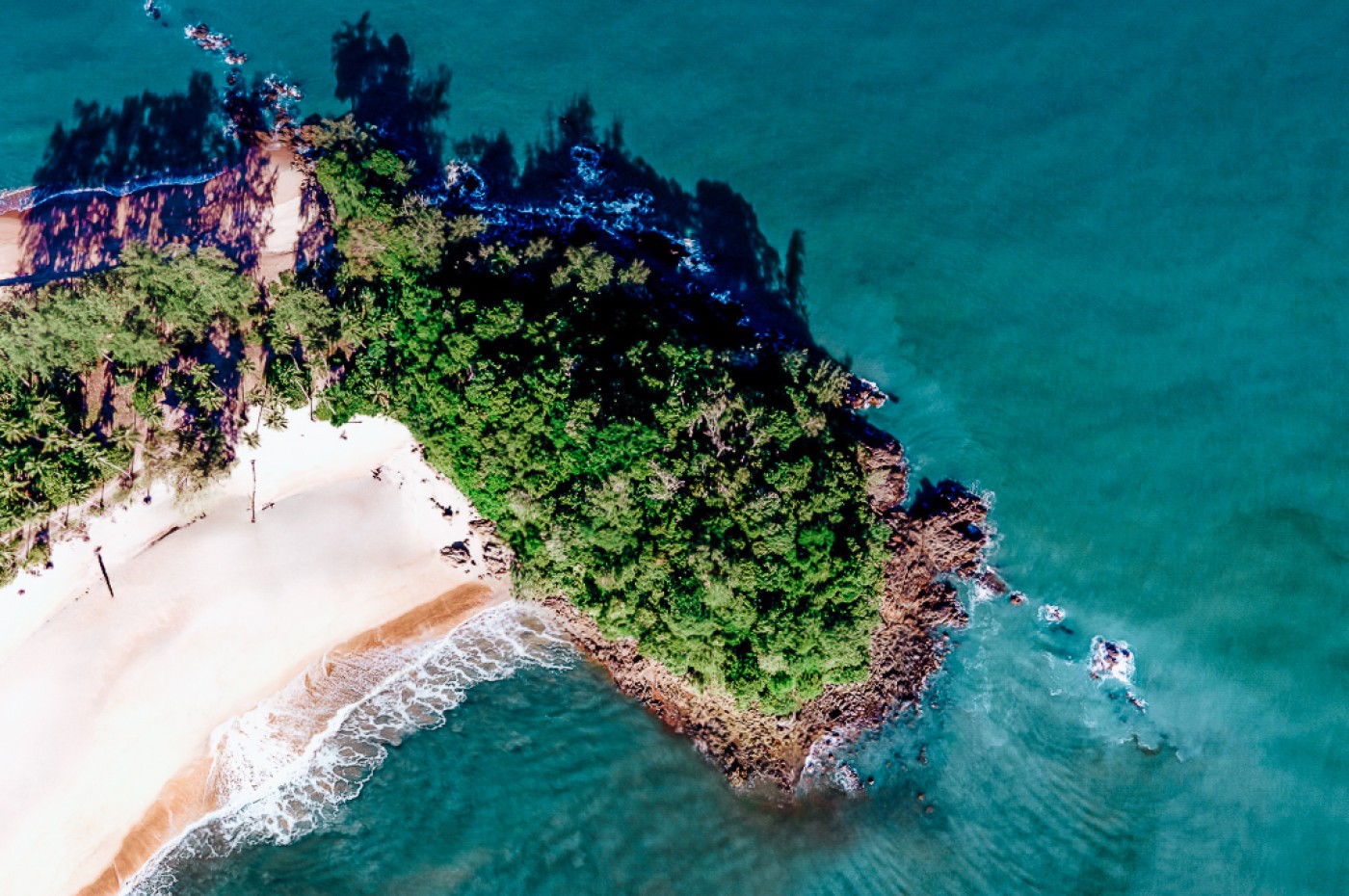 strand aerial, BABA Ecolodge, Koh Phra Thong, Thailand