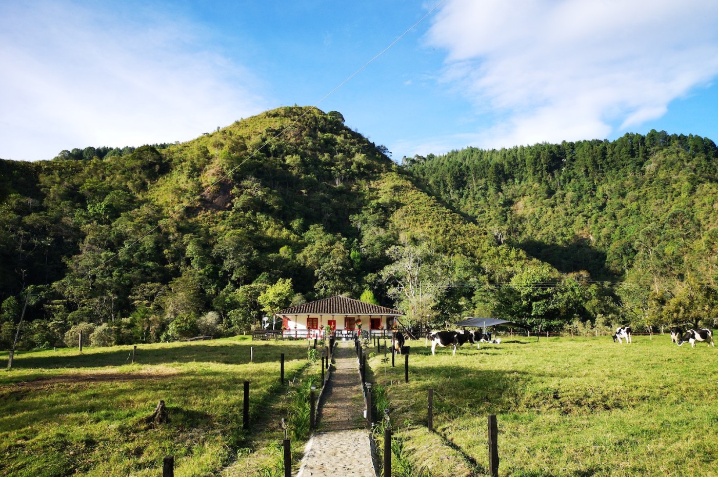 Eco hotel La Cabaña, Kafferegionen, Colombia