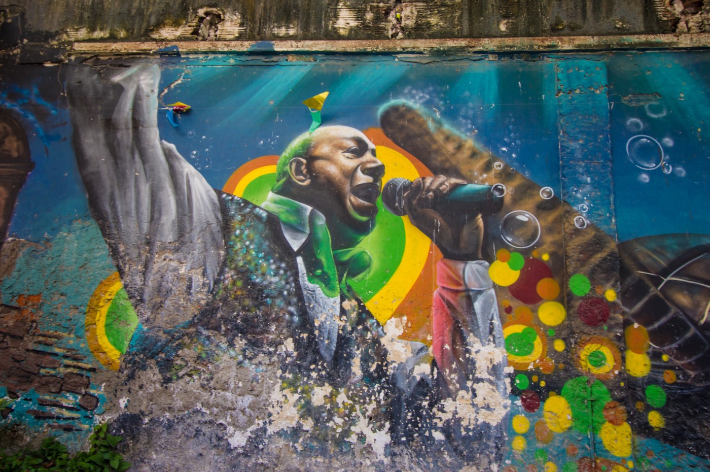 Street art i Cartagena, Colombia