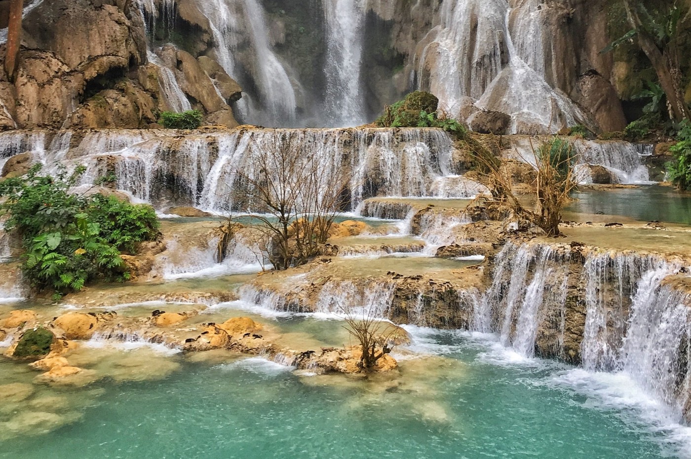 Kuang Si vandfald, Laos