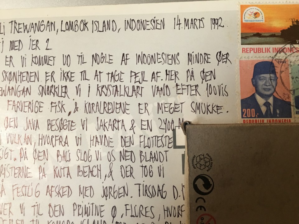 Postkort fra Indonesien