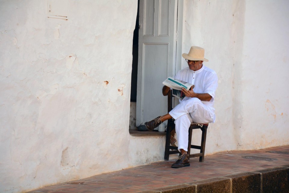 Lokalt liv i Villa de Leyva, Colombia