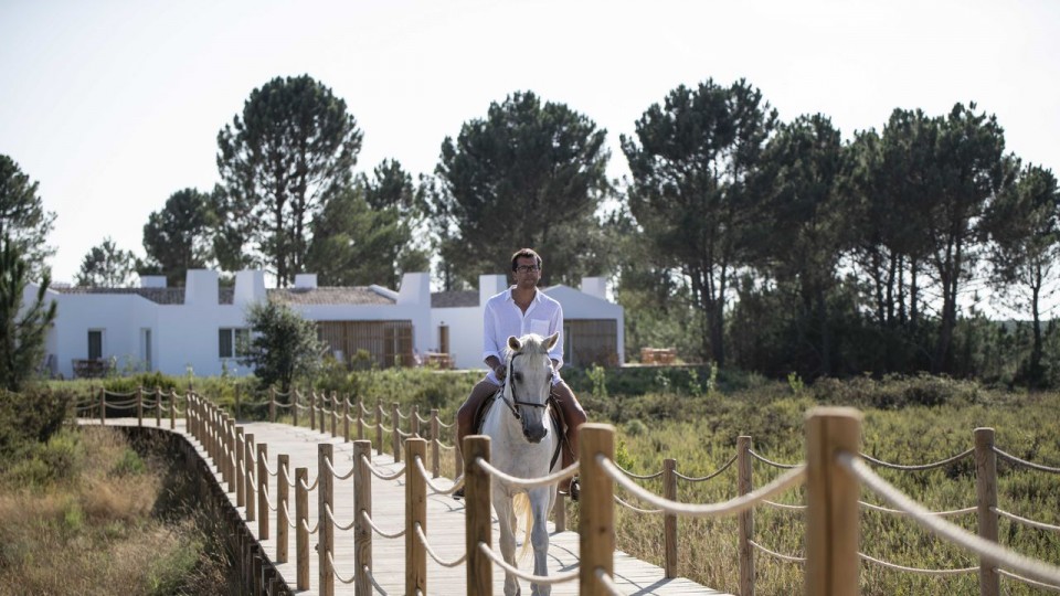 Craveiral landscape white horse