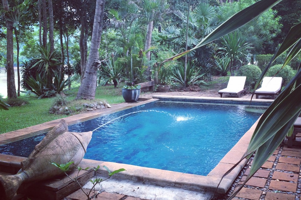 Pool at Mekong Villas