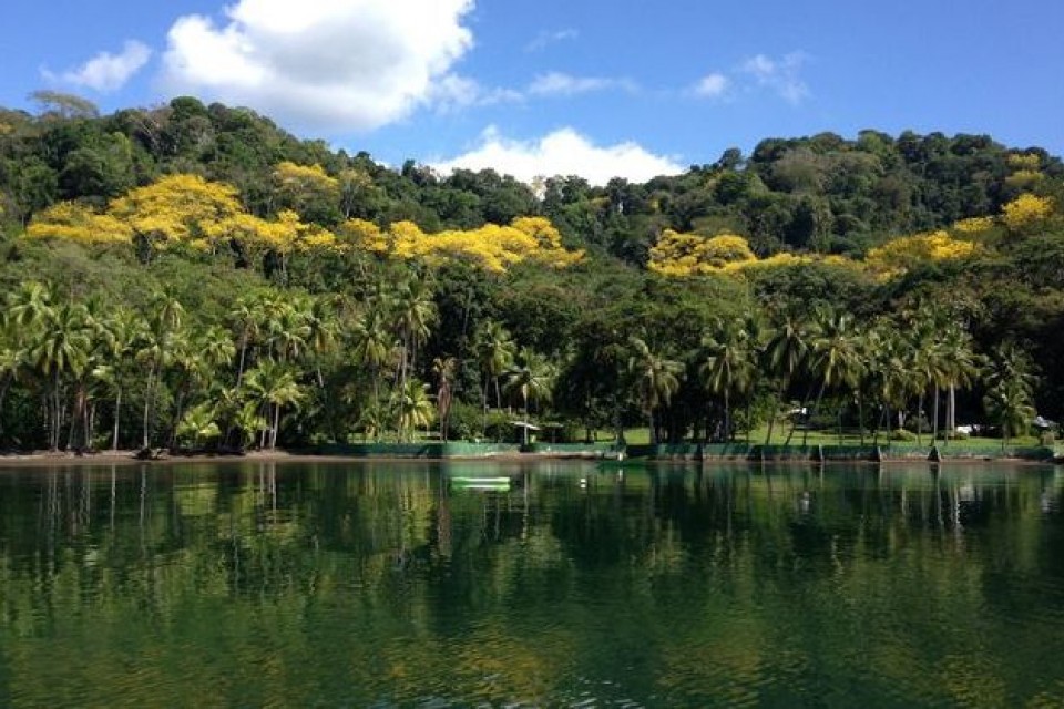 Saladero Eco Lodge from the sea