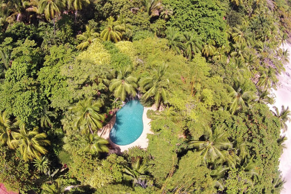 Pool Aerial View Ylang Ylang